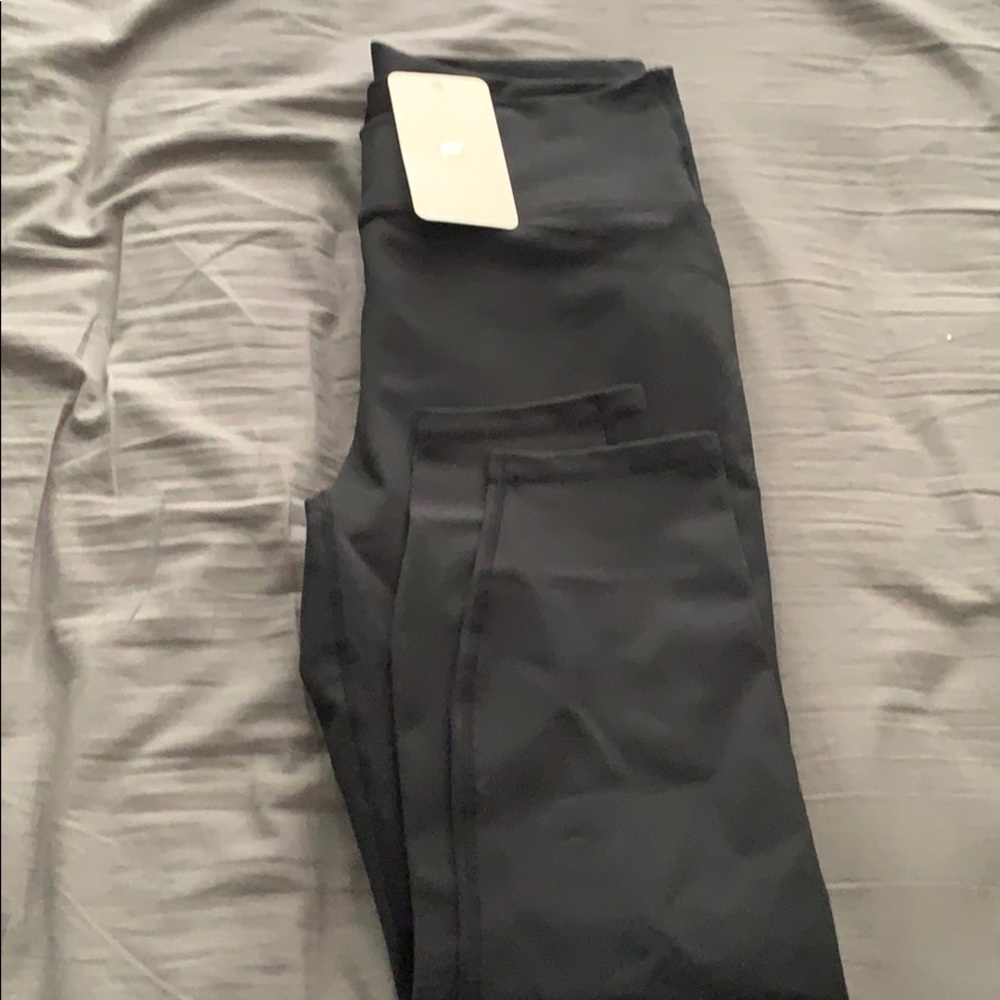 High wasted solid powerhold 7/8 leggings